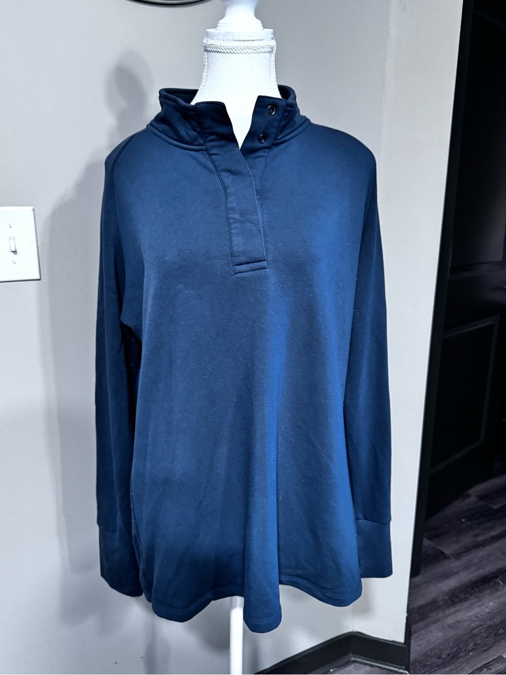 Free Fly Apparel Navy Blue Pullover Sweatshirt